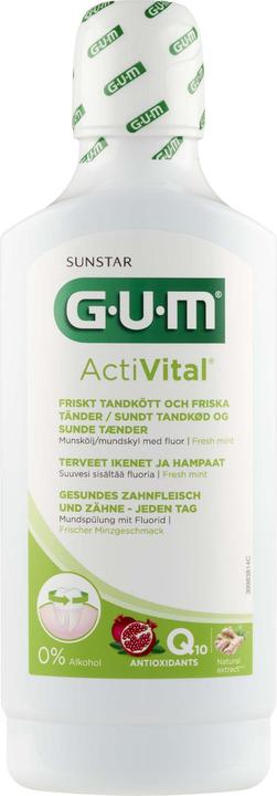 GUM ActiVital Mundspülung, 500 ml Lösung (500 ml, Mundspülung)