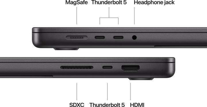 Image du produit Apple MacBook Pro 16 – 2024 (16.20", M4 Max, 36 Go, 4000 Go, CH)