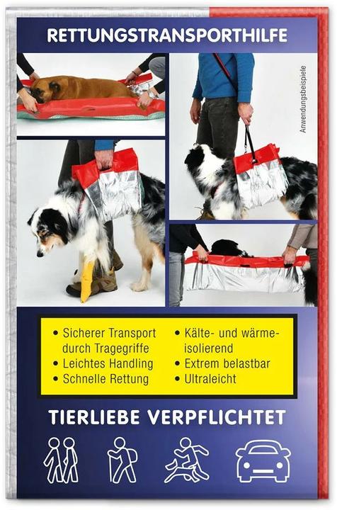 Knauder's Best Rettungsdecke (Hund, Reflektoren, Atmungsaktiv)