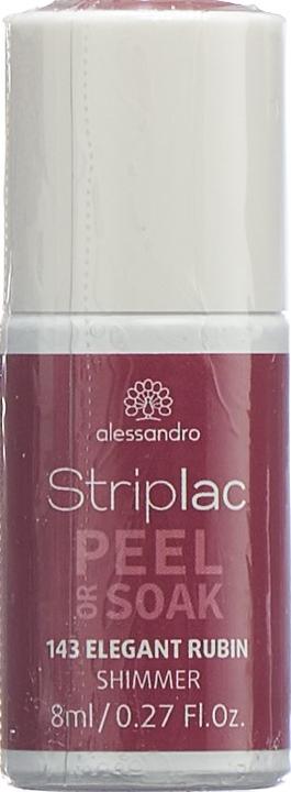Image du produit Alessandro Striplac Peel or Soak (143 Rubis élégant, Vernis à ongles peel off)