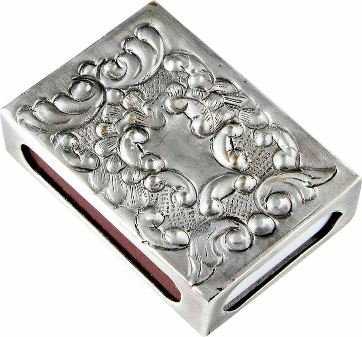 Image du produit Loberon Etui pour boîte d'allumettes Lytham argent antique