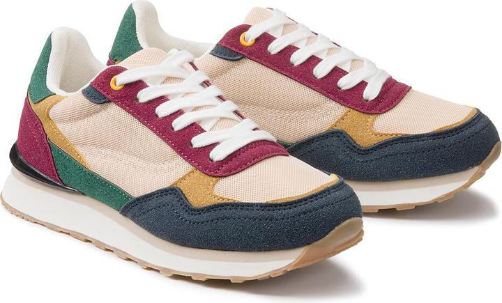 Actual product image La Redoute Collections Multicoloured running sneakers in retro style (40)
