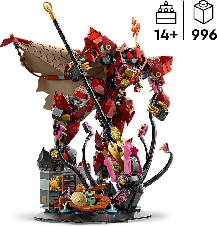 Actual product image LEGO The Fire Knight Mech (71846, LEGO Ninjago)