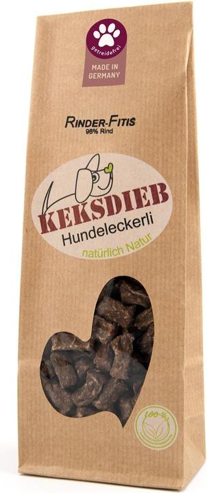 Produktbild Keksdieb Leckerli Rinder Fitis, 125 g (Junior, Senior, Adult, 1 Stk., 135 g)