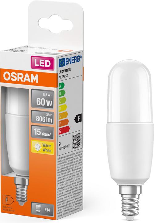 Produktbild Osram Led Star Stick (E14, 60 W, 806 lm, 1 x, F)