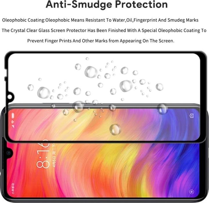 Image du produit Screenguard Xiaomi Redmi Note 7 Full Screen Protective Glass 2.5D 9H (1 pièce(s), Xiaomi Redmi Note 7)