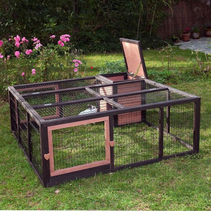 Produktbild zooplus Freigehege Outback Grande mit Schlafhaus