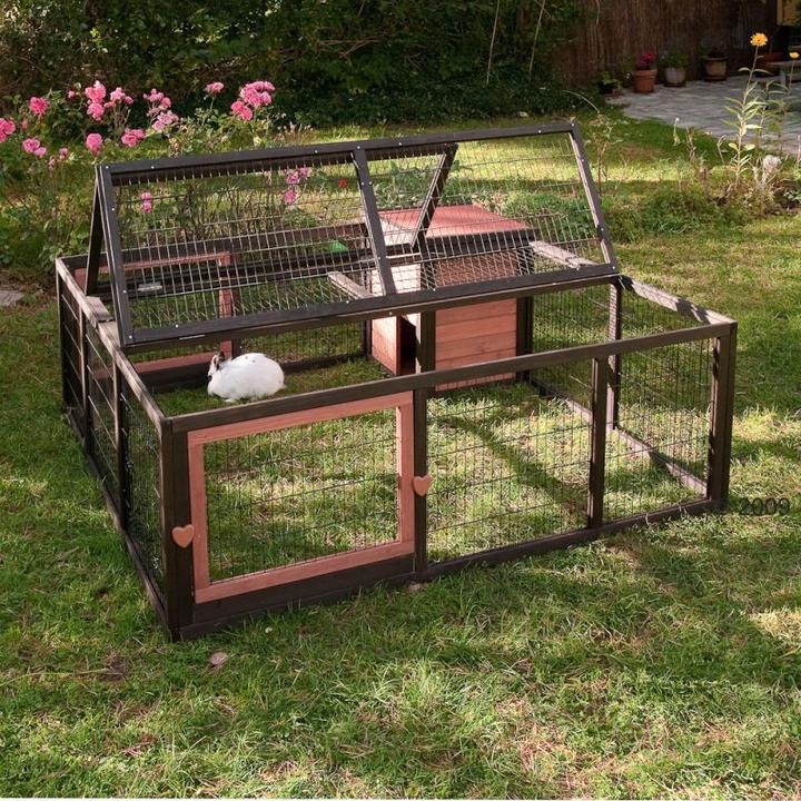Produktbild zooplus Freigehege Outback Grande mit Schlafhaus