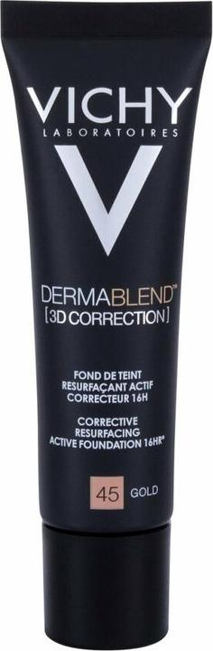 Actual product image Vichy Dermablend (3D Correction) Skin Imperfections Optically Correcting Make-up (45 Gold)
