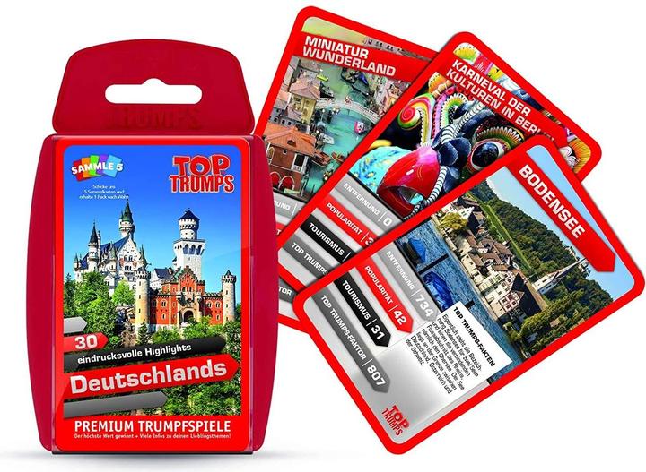 Immagine prodotto Winning Moves 63193 - Top Trumps - 30 impressionanti punti di forza Germania (Tedesco)
