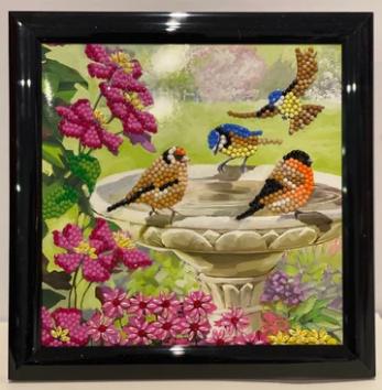 Image du produit Craft Buddy Accessoires pour l'art du cristal Cadre photo blanc 21 x 21 cm