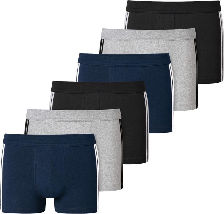 Schiesser 6er Pack - 95/5 Stretch - Organic Cotton Shorts / Pants