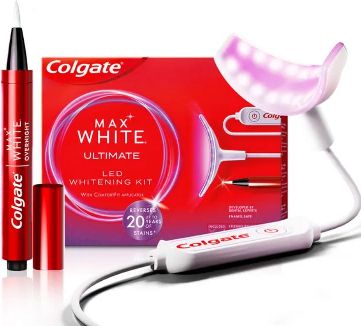 Produktbild Colgate Max White Ultim Whitening Kit (LED Licht)