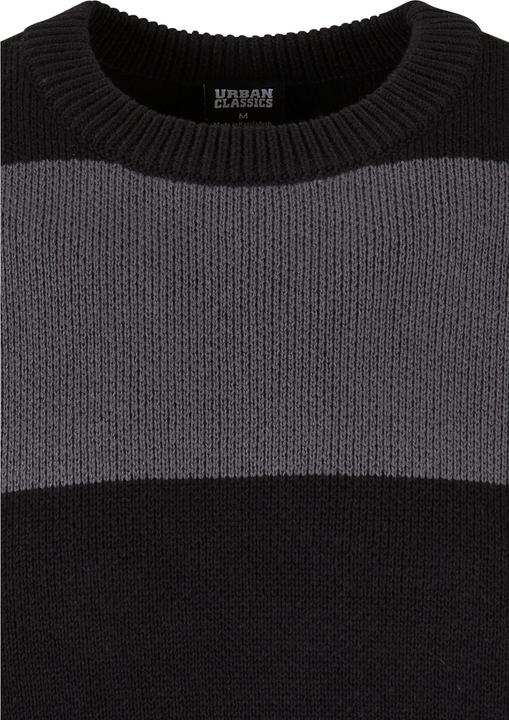 Actual product image Urban Classics Heavy Oversized Striped Sweatshirt (M)