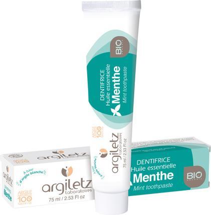 Image du produit Argiletz Dentifrice Menthe Bio (75 ml)