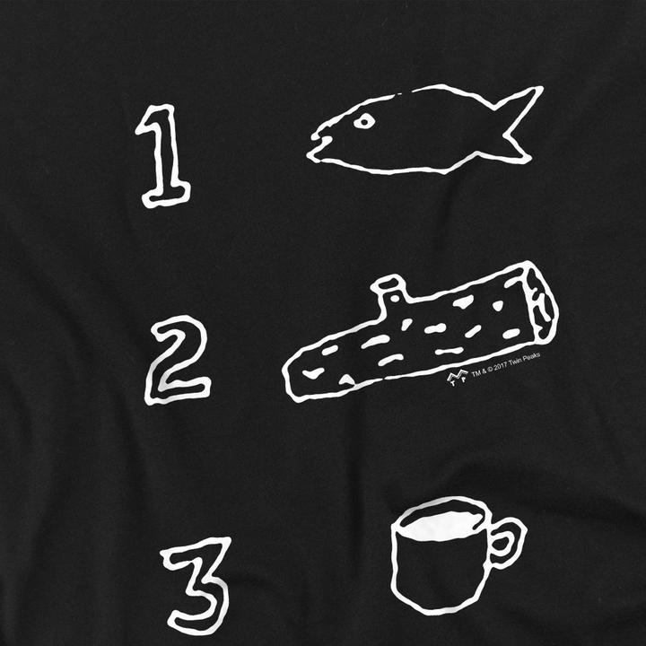 Produktbild Twin Peaks Coffee Log Fish TShirt (XL)