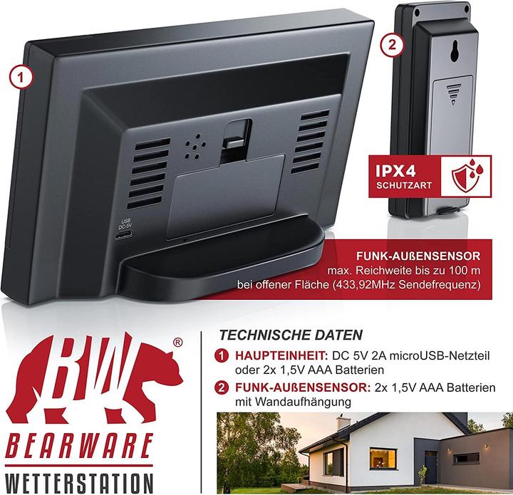 Produktbild CSL Funk Wetterstation