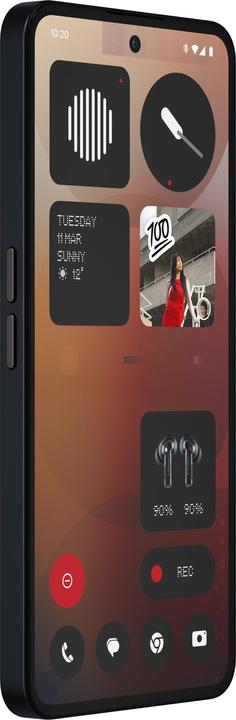 Image du produit Nothing Téléphone (3a) (256 Go, Noir, 6.77", Double SIM, 50 Mpx, 5G)
