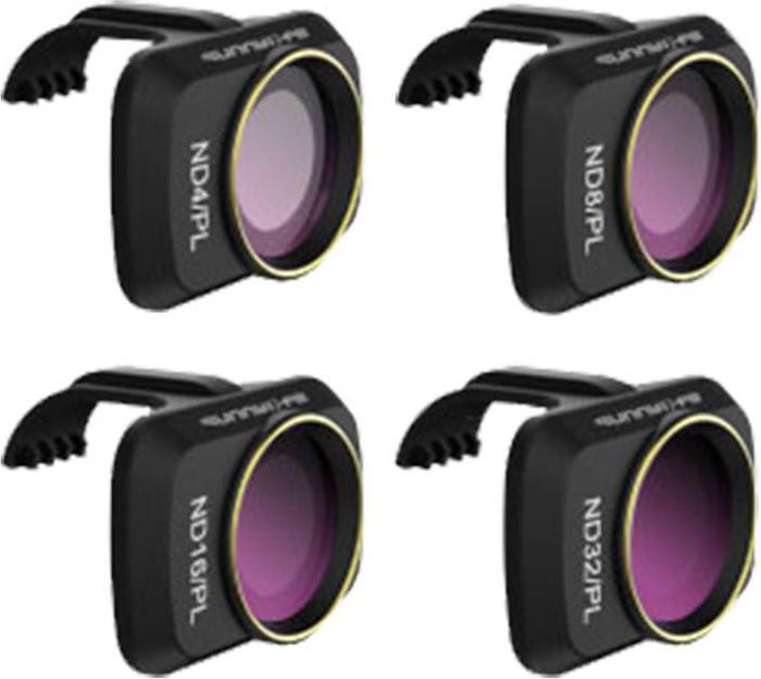 Sunnylife Set of 4 filters ND-PL 4/8/16/32 (Drohnen Filter, DJI Mini 2)