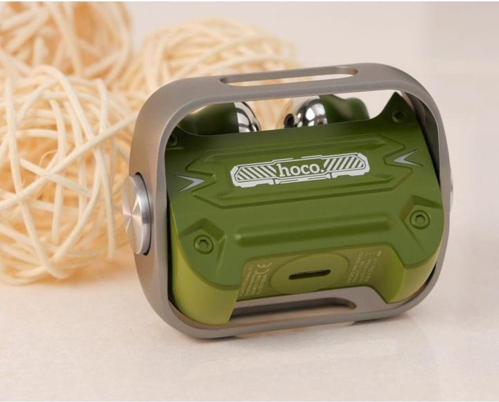 Immagine prodotto Hoco - Auricolari senza fili (EW55) - per il gioco, Bluetooth 5.3, True Wireless - Verde Militare (4 h, Senza fili)