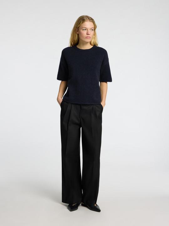 Actual product image Selected Femme Short sleeve knitted top (XL)