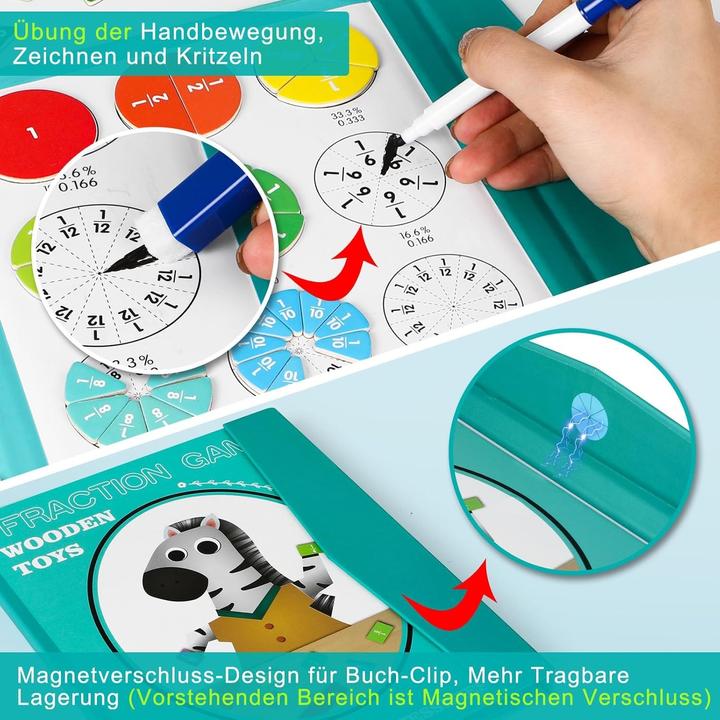 Immagine prodotto The Toy Company Frazioni, Giochi matematici