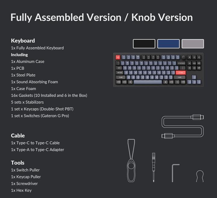 Image du produit Keychron Version du bouton Q3 (US, Filaire)