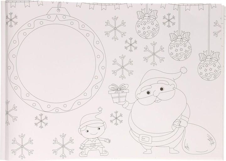 Immagine prodotto Libro da colorare Tovaglietta di Natale, 12 pezzi.
