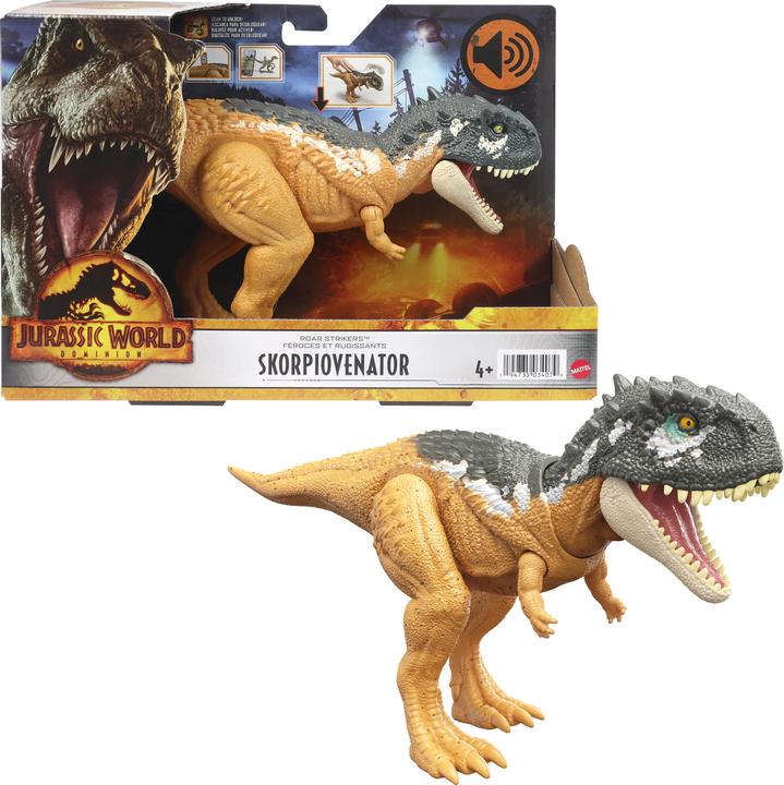 Image du produit Mattel GmbH JURASSIC WORLD Figurine Roar Roar Strikers assortie