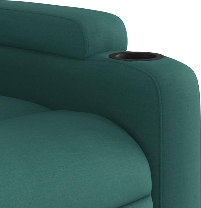 Image du produit VidaXL Fauteuil de massage vert foncé Tissu,Couleur : vert foncé,Matériaux