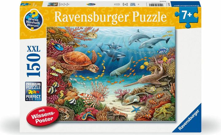 Image du produit Ravensburger Créatures marines sur le récif corallien (150 pièces)