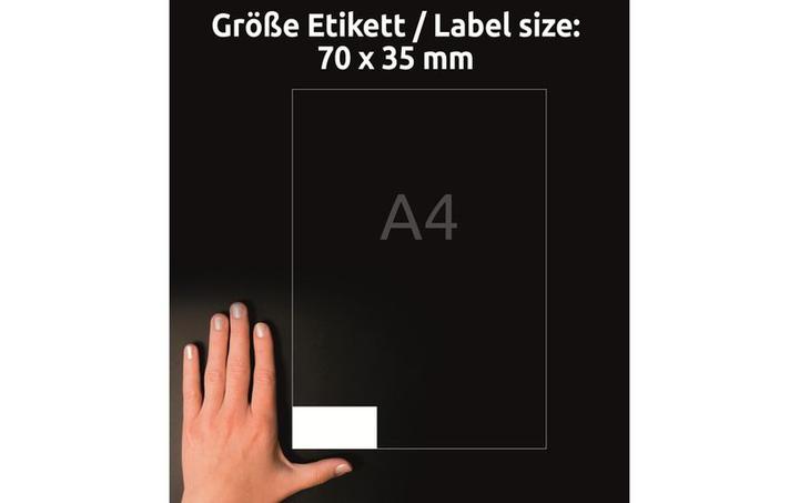 Actual product image Avery universal labels
