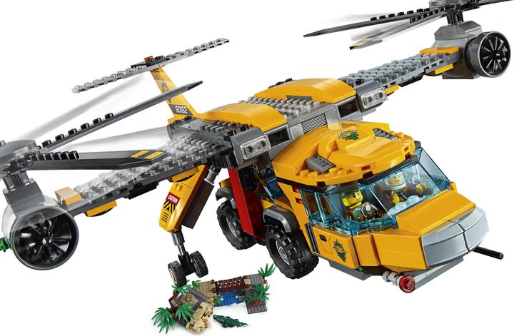 Image du produit LEGO Hélicoptère Jungle Air Drop (60162, LEGO City)
