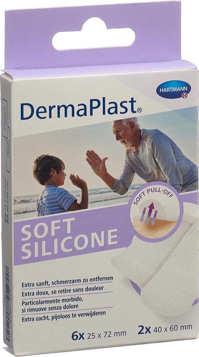 Actual product image DermaPlast Soft Silicone Strips (8 x)