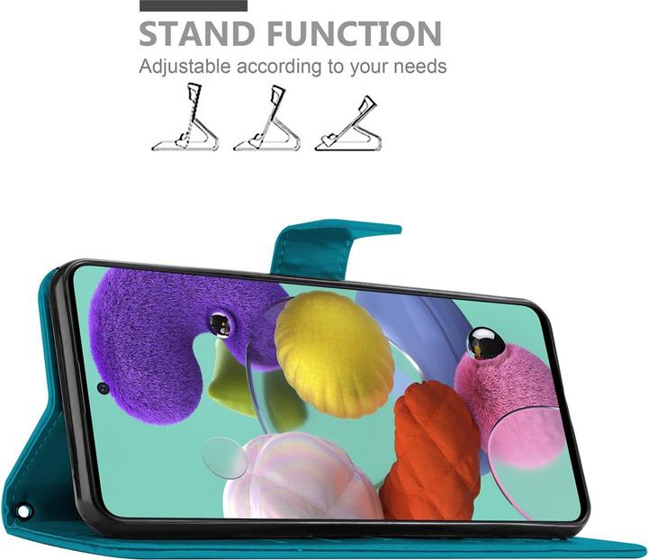 Image du produit Cadorabo Couverture du livre de fleurs (Samsung Galaxy A51 5G)