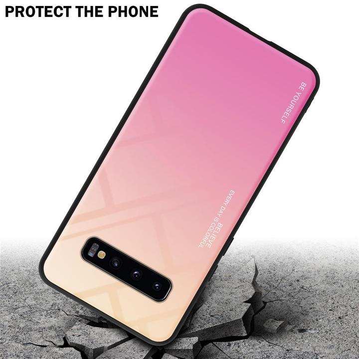 Productafbeelding Cadorabo TPU 2 kleuren glasdekking (Samsung Galaxy S10)