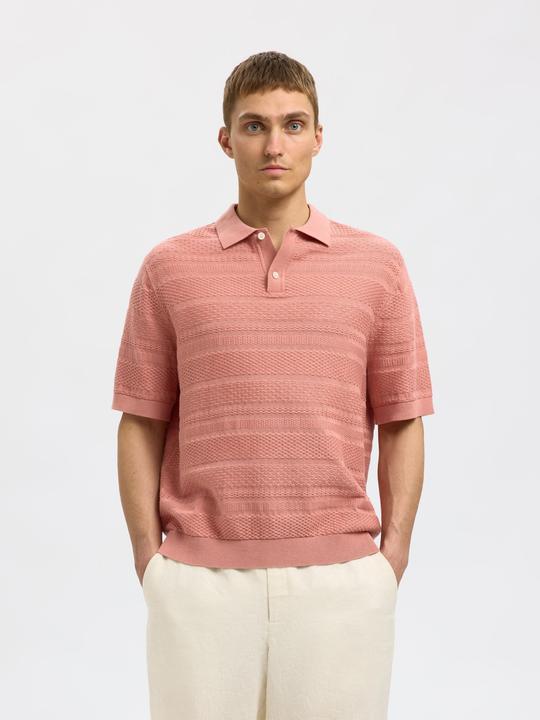 Produktbild Selected Homme Textured Polohemd aus Strick (M)