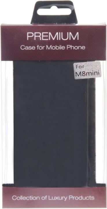 Actual product image OEM Slim Leather Flip Case HTC M8 mini - Black (HTC One Mini 2)