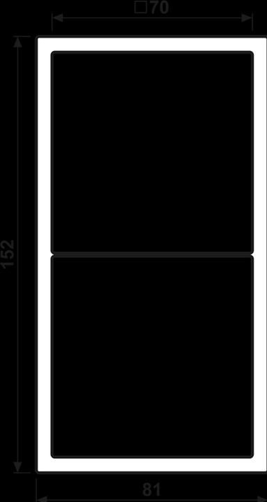 Produktbild JUNG Rahmen 2f alu lack LS / LS ZERO Kst LSZAL982BFD