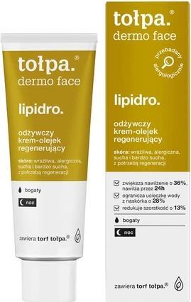 Immagine prodotto Tolpa Dermo Face Lipidro Crema Nutriente Rigenerante-Olio Ricco Notte 40ml (Olio corpo, 40 ml)
