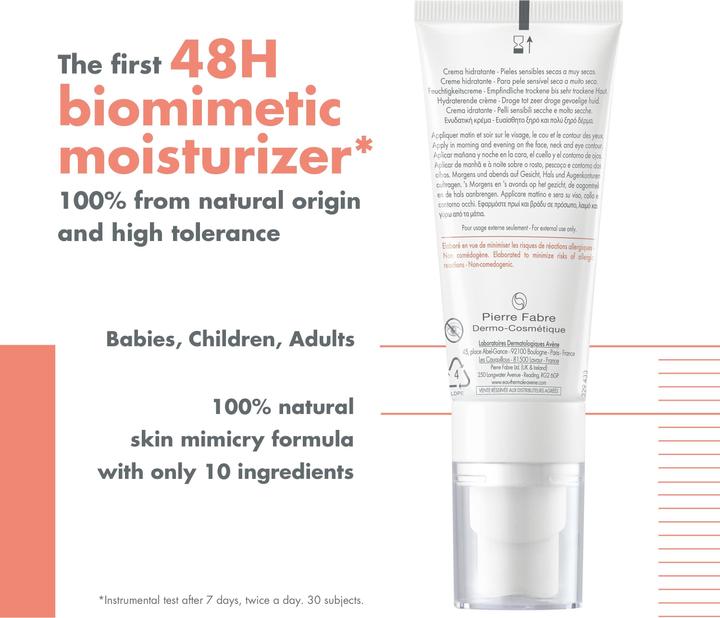 Actual product image Avène Tolérance Hydra-10 Moisturising Cream Cream (40 ml, 24h cream)