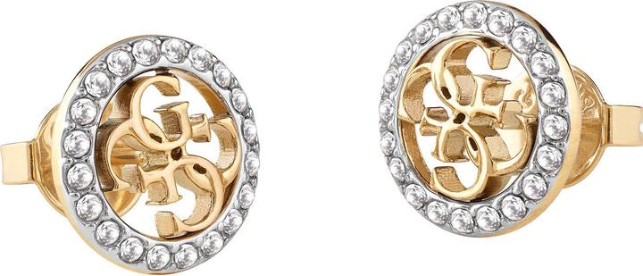 Guess Lovely gold-plated earrings Life In 4G JUBE02136JWYGT/U (Edelstahl)