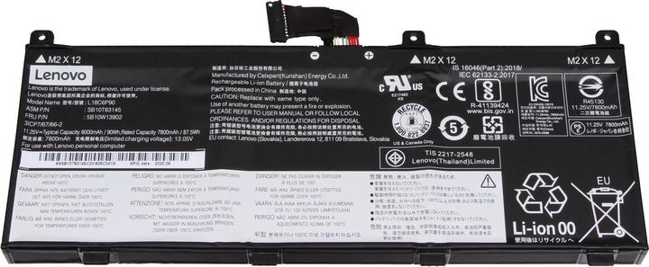 Actual product image Lenovo L18C6P19 (6 Cells, 8000 mAh)
