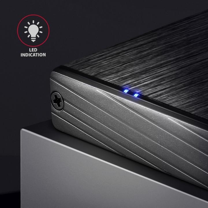 Produktbild Axagon EE25-XA6 Externes Aluminiumgehäuse, USB 3.2 GEN 1 SATA 6G 2,5" (2.5")