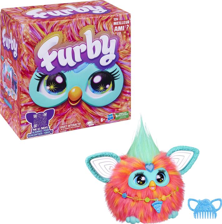Image du produit Furby Jouet interactif (orange) - voix française (15 cm)