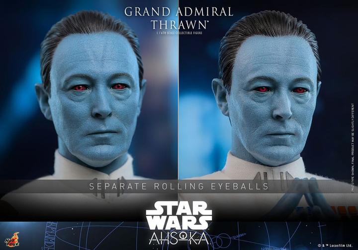 Produktbild Hot Toys Star Wars: Ahsoka Actionfigur 1/6 Grand Admiral Thrawn 32 cm