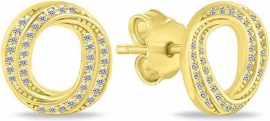 Produktbild Brilio Silver - Sparkling silver earrings with zircons EA1051WP