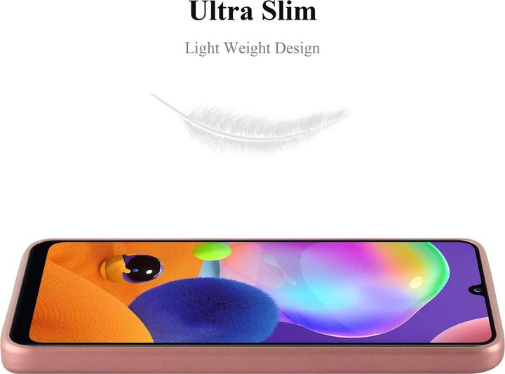 Actual product image Cadorabo TPU Matt Metallic Cover (Samsung Galaxy A31)