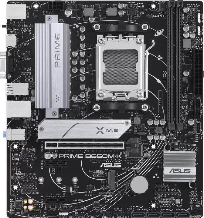 ASUS Prime B650M-K (AM5, AMD B650, mATX)