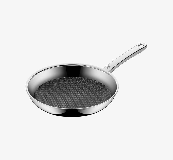 Produktbild WMF Edelstahlpfanne Bratpfanne 24cm Wabenboden Profi Resist Induktion beschichtet (24 cm, Bratpfanne, Aluminium, Edelstahl)